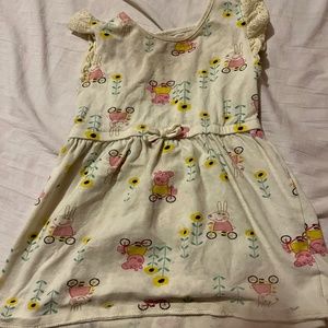Kids Peppa Pig Sunflower Dress